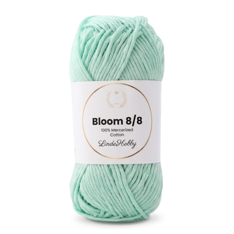 LindeHobby Bloom 8/8 Mercerized Cotton 37 Pastel Mint
