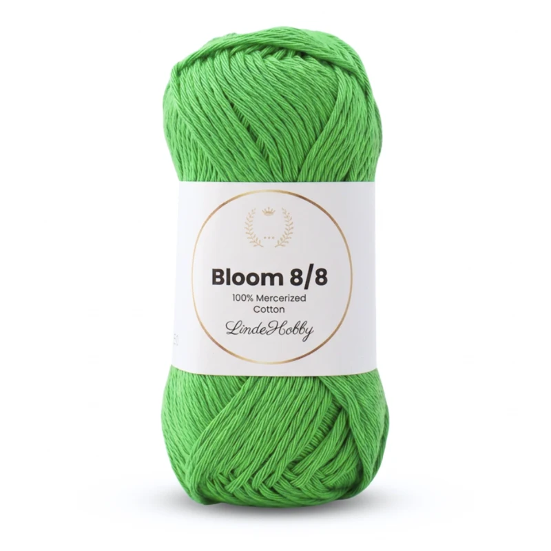 LindeHobby Bloom 8/8 Mercerized Cotton 38 Green