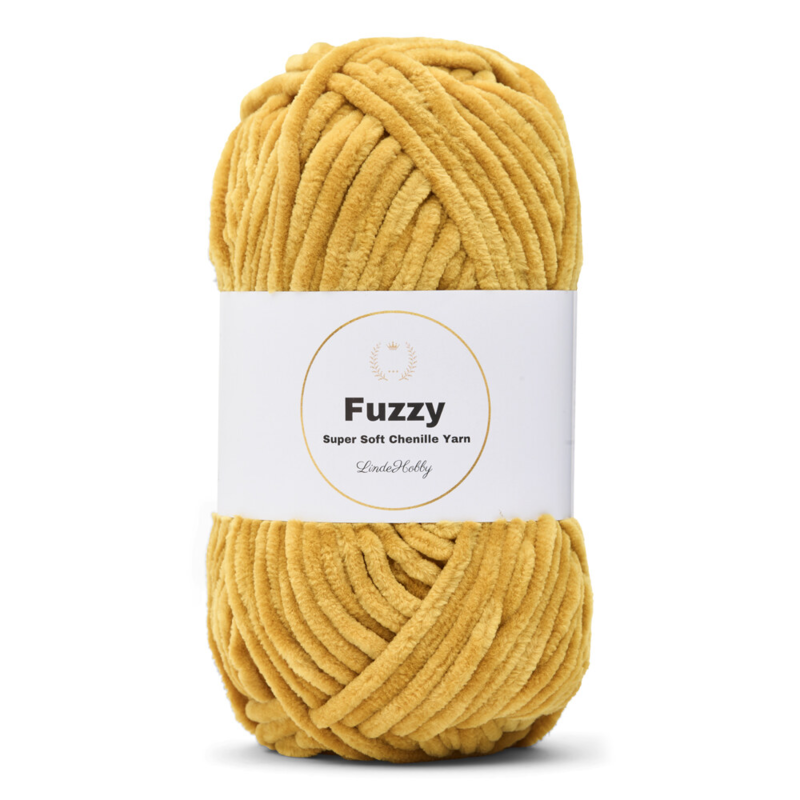 LindeHobby Fuzzy Chenille 23 Dirty Mustard
