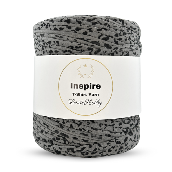 LindeHobby Inspire Print 124 Grey with animal print