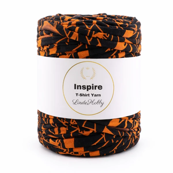 LindeHobby Inspire Print 26 Black with orange print