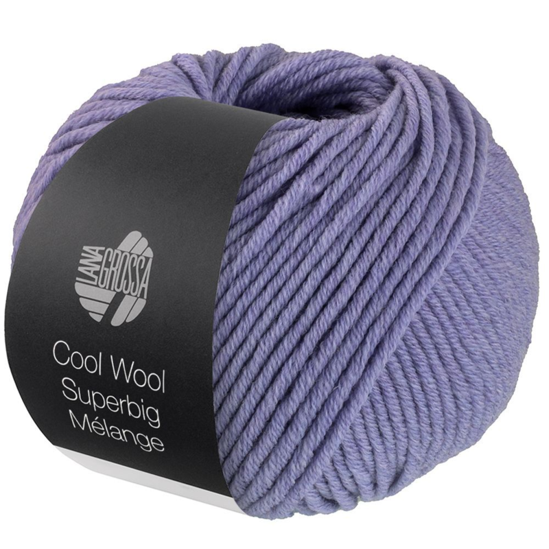 Lana Grossa Cool Wool Superbig 205 Purple heathered