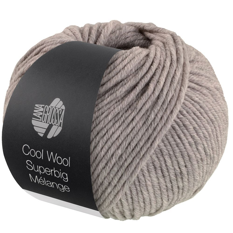 Lana Grossa Cool Wool Superbig 215 Greige heathered