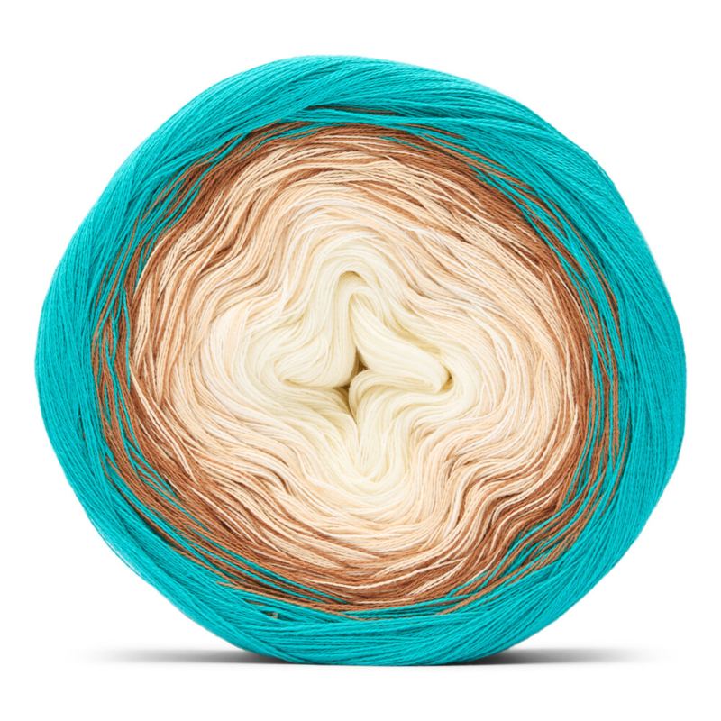 LindeHobby Lily Cotton Cake 16 Turquoise coast