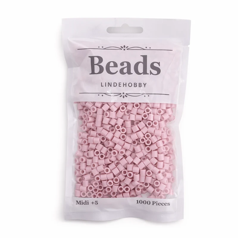 LindeHobby Beads 129 Rosebud pink