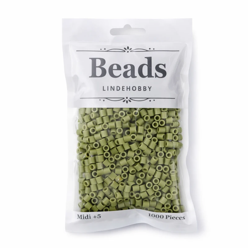 LindeHobby Beads 117 Sage green