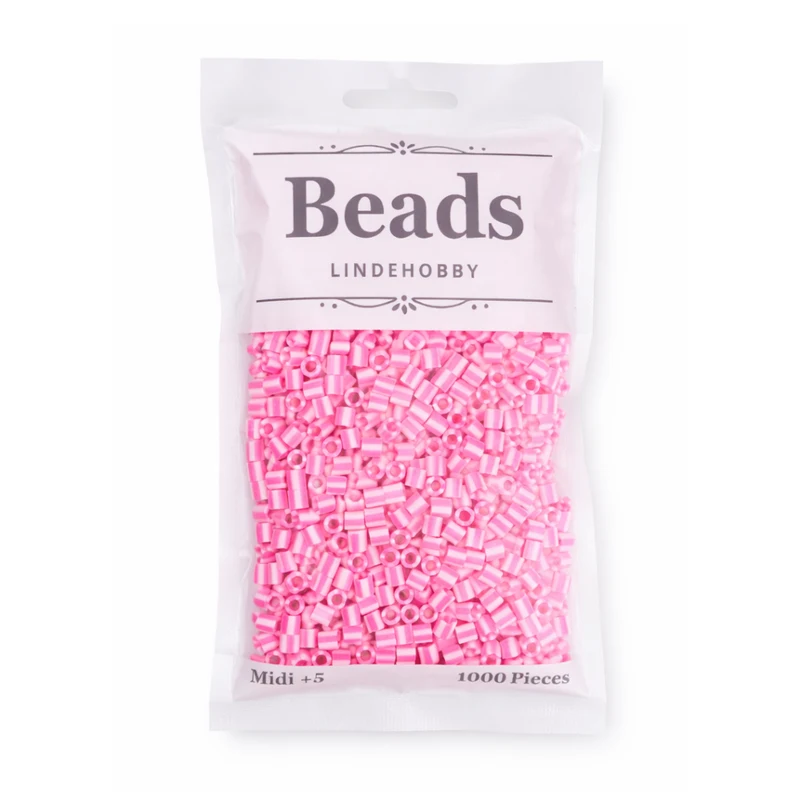 LindeHobby Beads Stripes 08 Dragonfruit