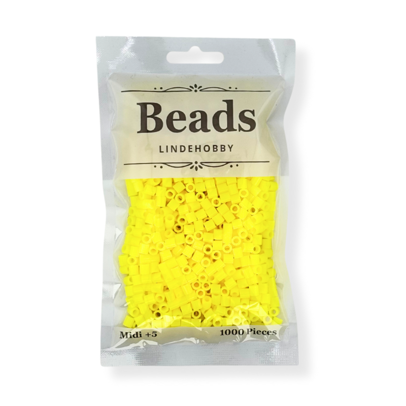 LindeHobby Beads Neon 03 Yellow