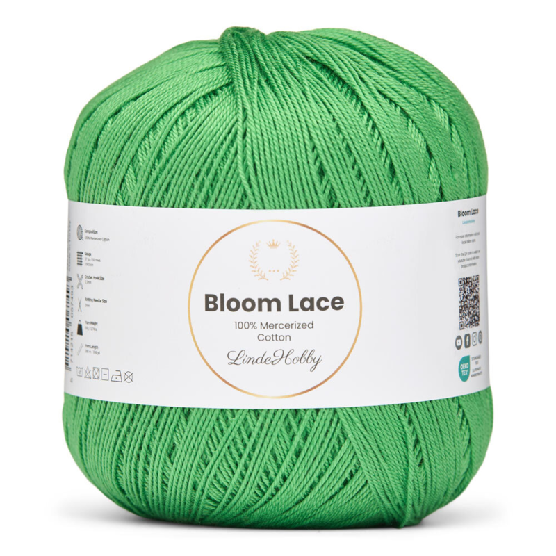 LindeHobby Bloom Lace Mercerized Cotton 38 Green
