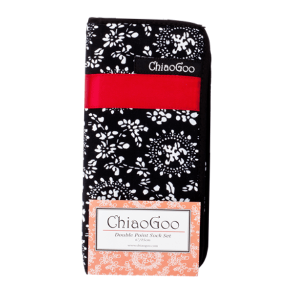 ChiaoGoo Double-Pointed Needle Set Stainless Steel, 15 cm (US 0 – 3)