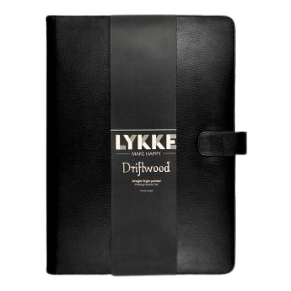 LYKKE Driftwood Single Point Needle Set, Black, 14"