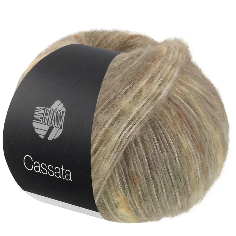 Lana Grossa Cassata 17 Green gray/peach/nougat/light gray