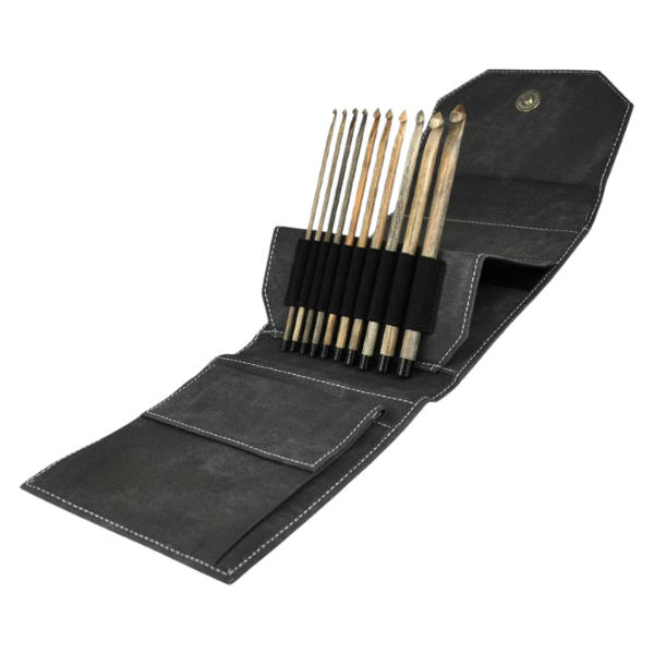 LYKKE Crochet Hook Set Driftwood, Grey, 6"