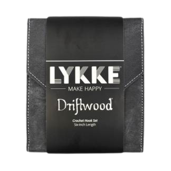 LYKKE Crochet Hook Set Driftwood, Grey, 6"