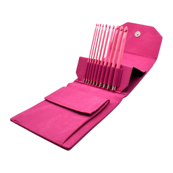 LYKKE Crochet Hook Set Blush, Fuchsia, 6"