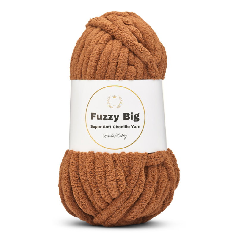 LindeHobby Fuzzy Chenille BIG 29 Coffee
