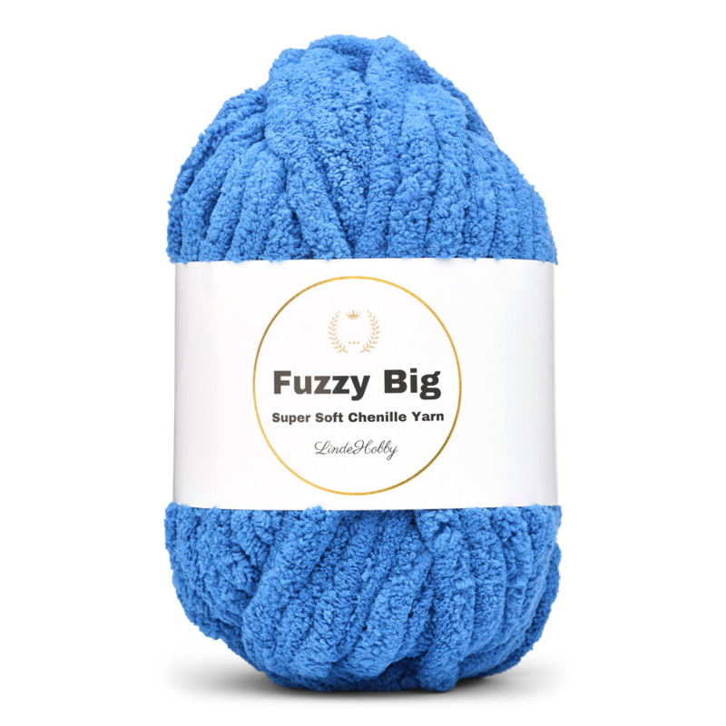 LindeHobby Fuzzy Chenille BIG 36 Blue