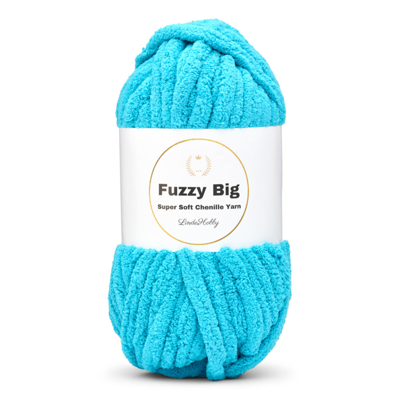 LindeHobby Fuzzy Chenille BIG 31 Turquoise