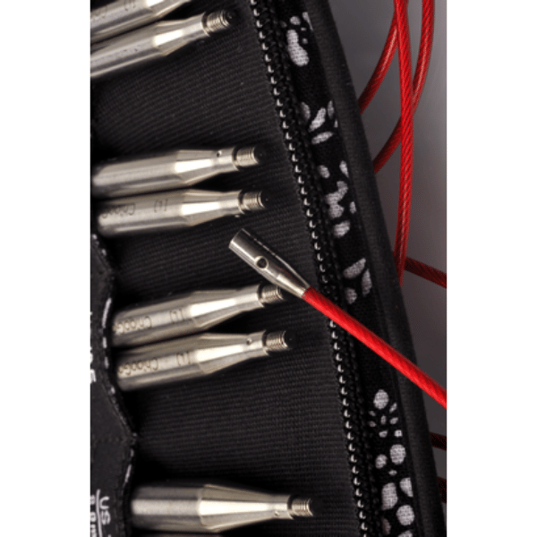 ChiaoGoo Interchangeable Circular Needle Set Twist Red Lace, Small, 4"