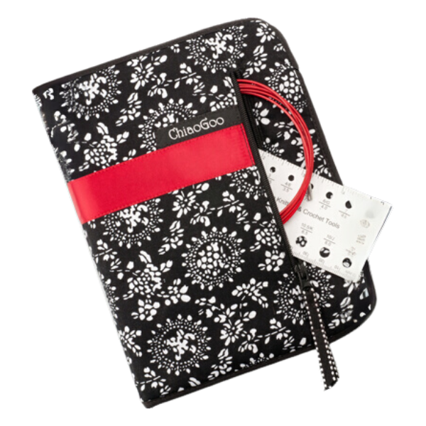 ChiaoGoo Interchangeable Circular Needle Set Twist Red Lace, Small, 5"