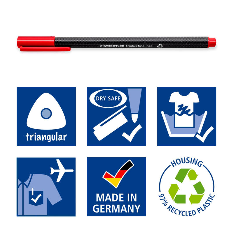 STAEDTLER Tripus Fineliner 334, 40 pcs