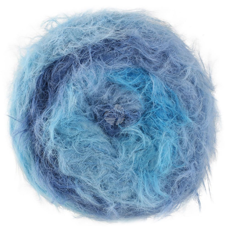 Lana Grossa Basta Mista 110 Turquoise/Adriatic blue/Dove blue/Dark blue