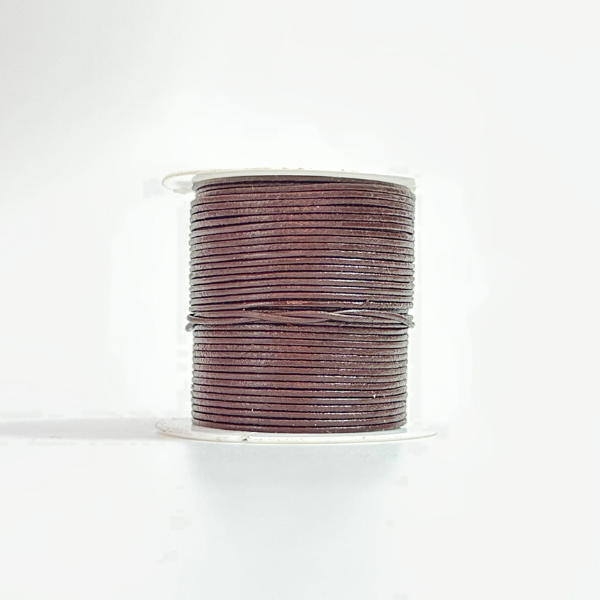 HobbyArts Leather Cord, 10 m, Dark Brown 1.00 mm