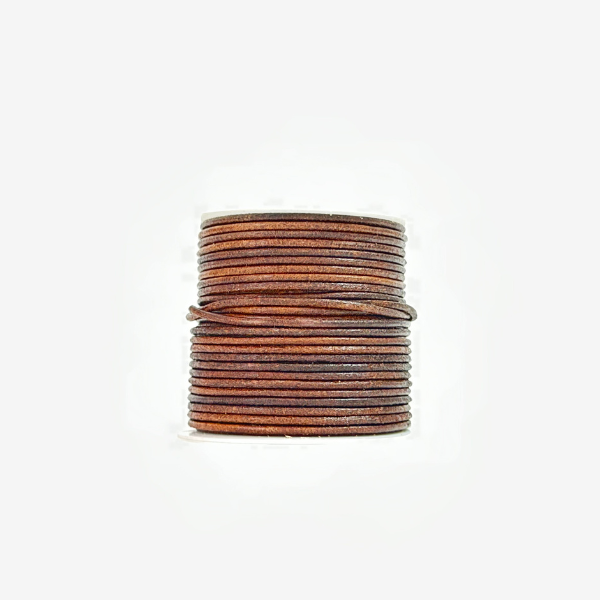 HobbyArts Leather Cord, 10 m, Dark Natural 1.50 mm