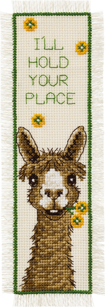 Embroidery Kit I´ll hold your place 7 x 22 cm / 2.76 x 8.66 in