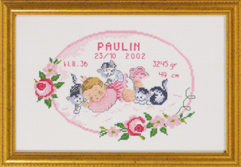 Embroidery Kit Baby Paulin 29 x 19 cm / 11.42 x 7.48 in R5425/82