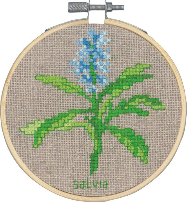 Embroidery Kit Sage with 5810/10 10 cm / 3.94 in dia.