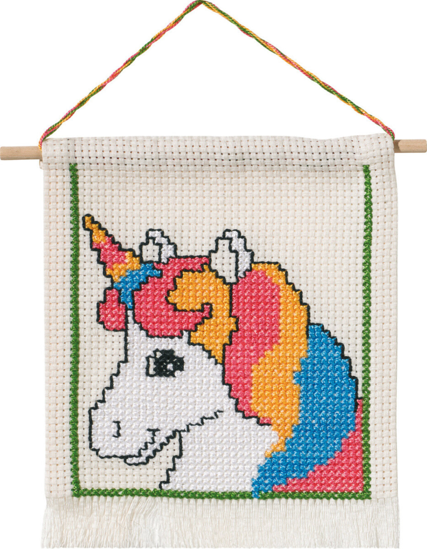 Embroidery Kit MFK Unicorn M 5119/18 16 x 18 cm / 6 x 7 in