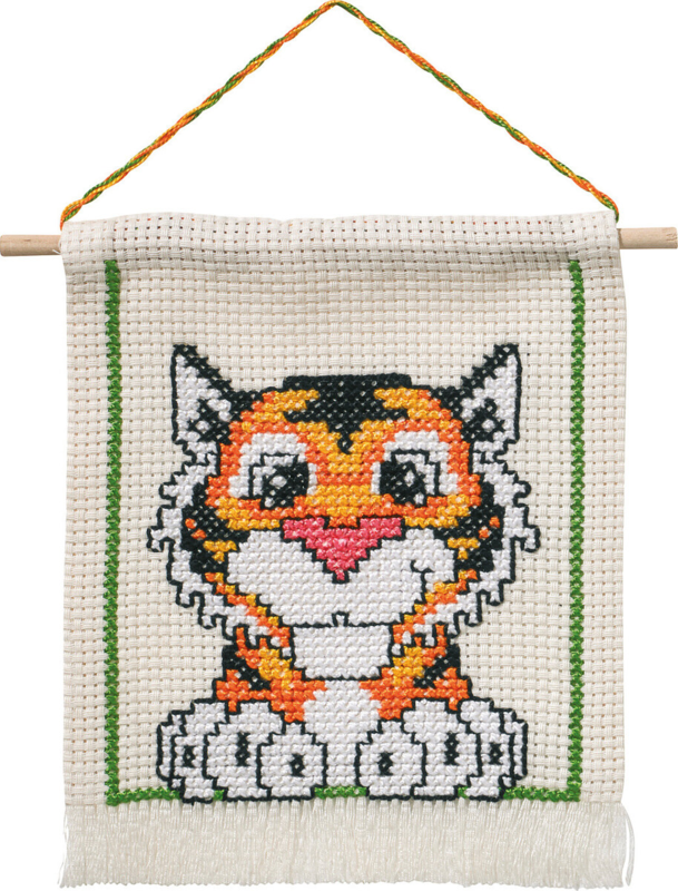 Embroidery Kit MFK Tiger M 5119/18 16 x 18 cm / 6.30 x 7.09 in