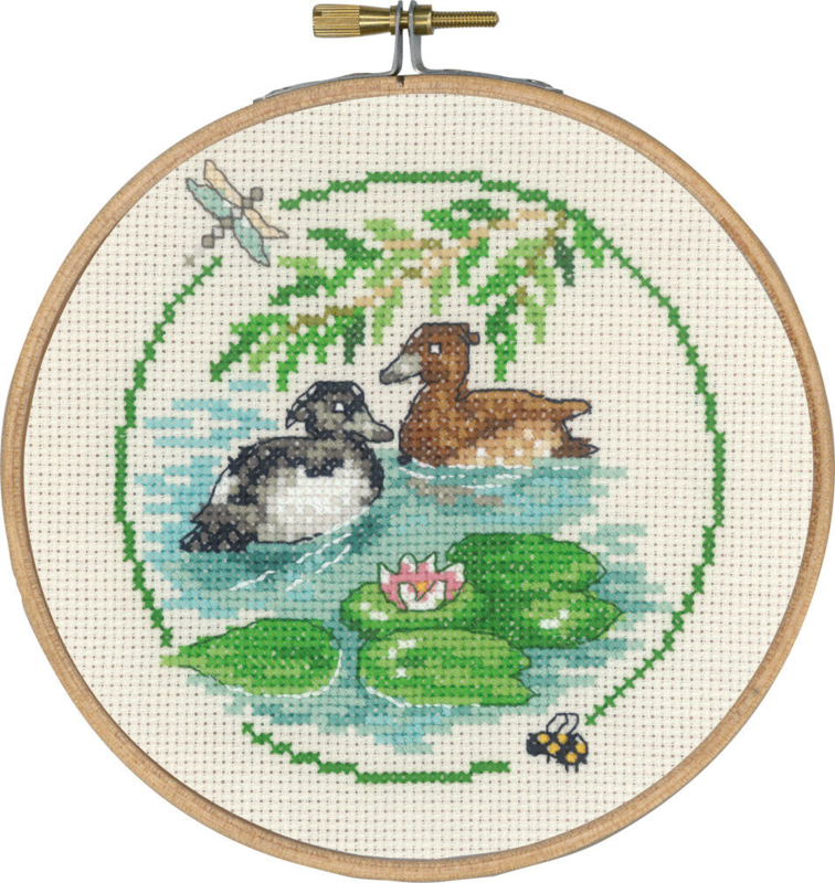 Embroidery Kit Tufted Duck with/5810/15 15 Ø / 5.91 in dia.
