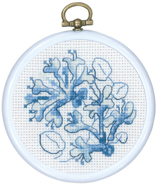 Embroidery Kit Blue Honeysuckle 8 Ø / 3.15 in dia.