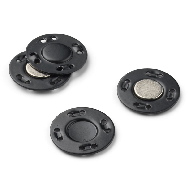 LindeHobby Magnetic Buttons, Black, 20 mm, 2 sets