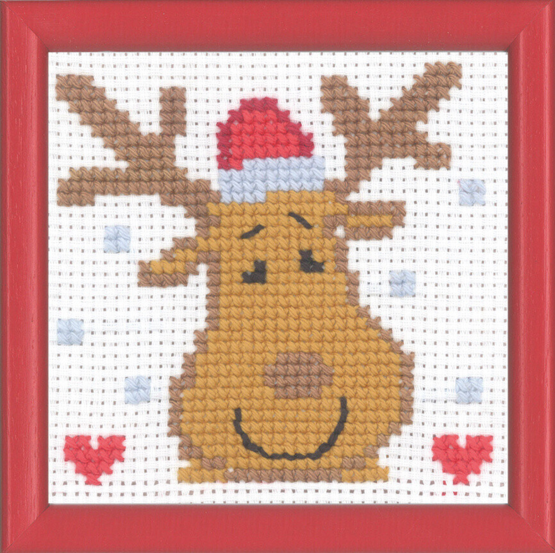 Embroidery Kit Moose 5950 12 x 12 cm / 4.72 x 4.72 in