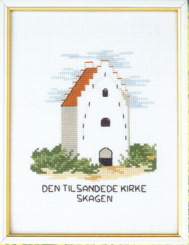 Embroidery Kit The Buried Church 15 x 20 cm / 5.91 x 7.87 in 5611