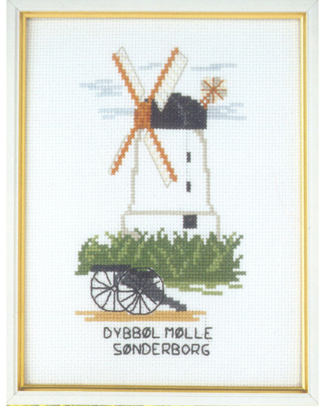Embroidery Kit Dybbøl Mill 15 x 20 cm / 6 x 8 in 5611