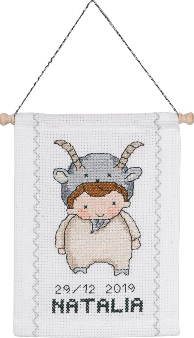 Embroidery Kit Capricorn B5129/18 18 x 25 cm / 7.09 x 9.84 in
