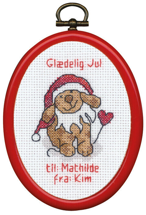 Embroidery Kit Gnome dog m/5961/30 7 x 9 cm / 2.76 x 3.54 in