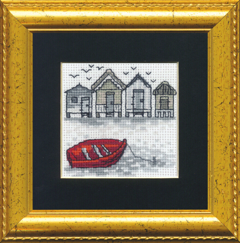Embroidery Kit Rowboat R5412/82PP 11 x 11 cm / 4.33 x 4.33 in