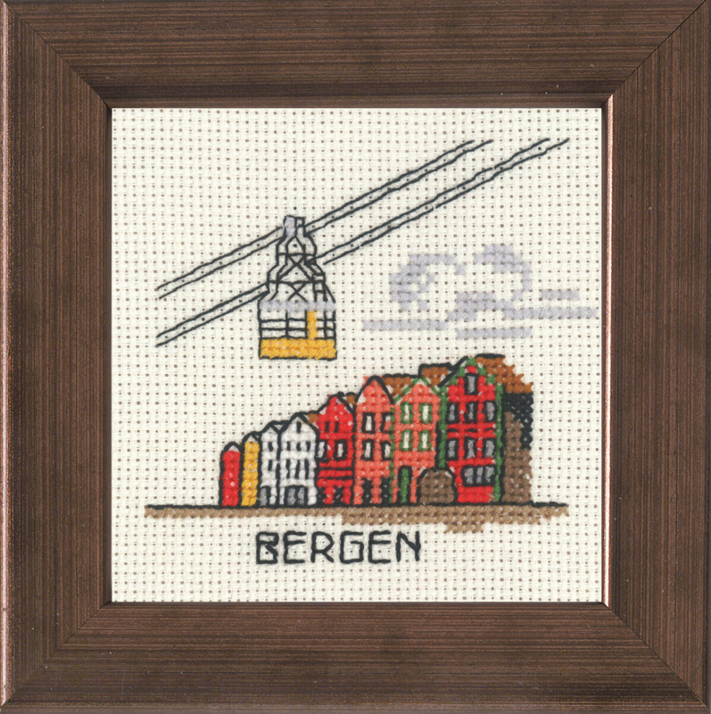 Embroidery Kit Bergen 10 x 10 cm / 4 x 4 in R5370