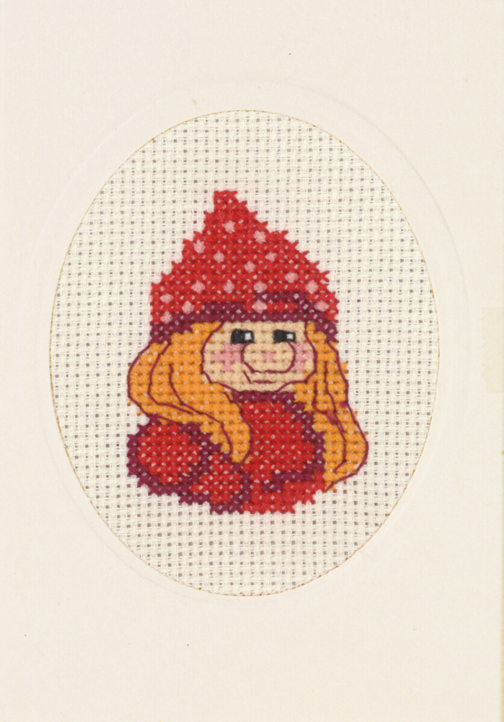 Embroidery Kit Elf Girl M 5875/00 9 x 13 cm / 3.54 x 5.12 in