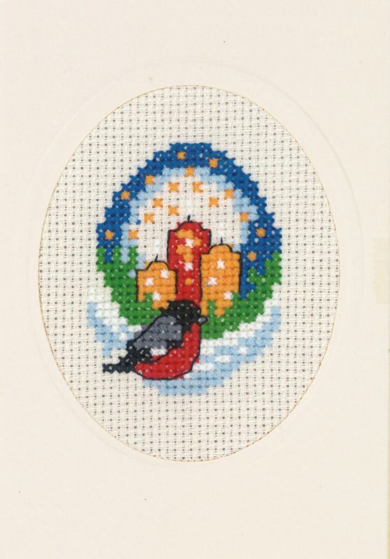 Embroidery Kit Light & Bullfinch M 5875/00 9 x 13 cm / 4 x 5 in