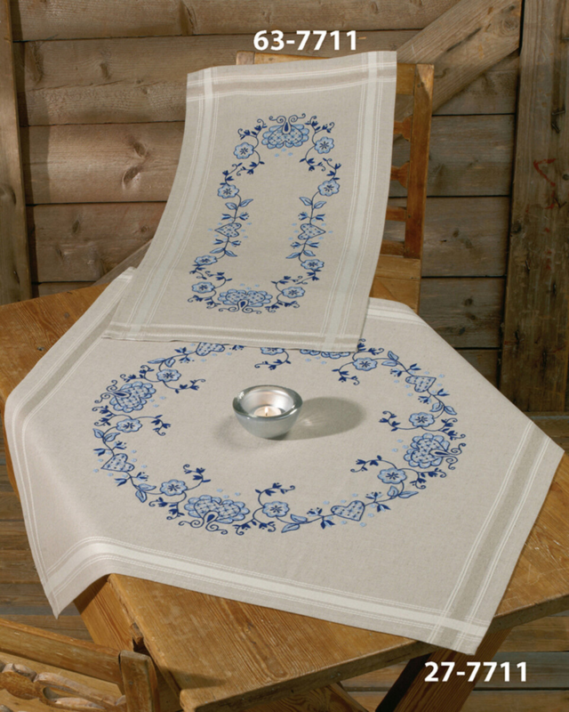 Embroidery Kit Blue 80 x 80 cm / 31 x 31 in