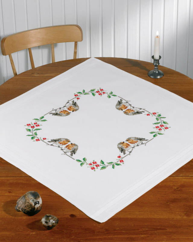 Embroidery Kit Birds 80 x 80 cm / 31 x 31 in