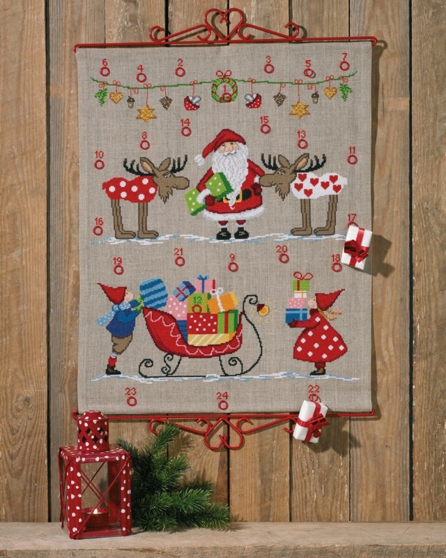 Embroidery Kit The Sled is Prepared