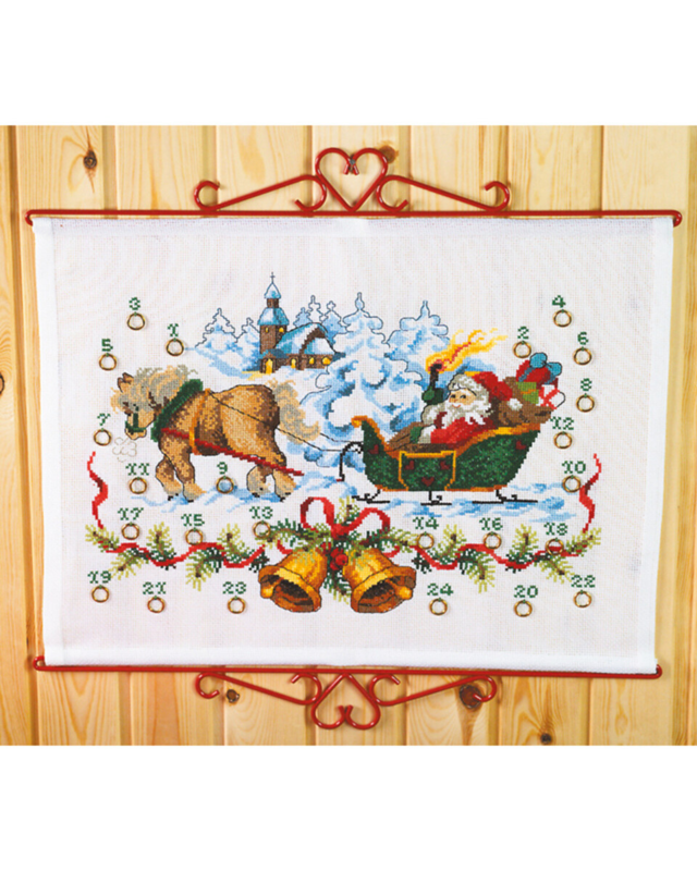 Embroidery Kit Santa Claus by church 55 x 42 cm / 21.65 x 16.54 in B5125/55