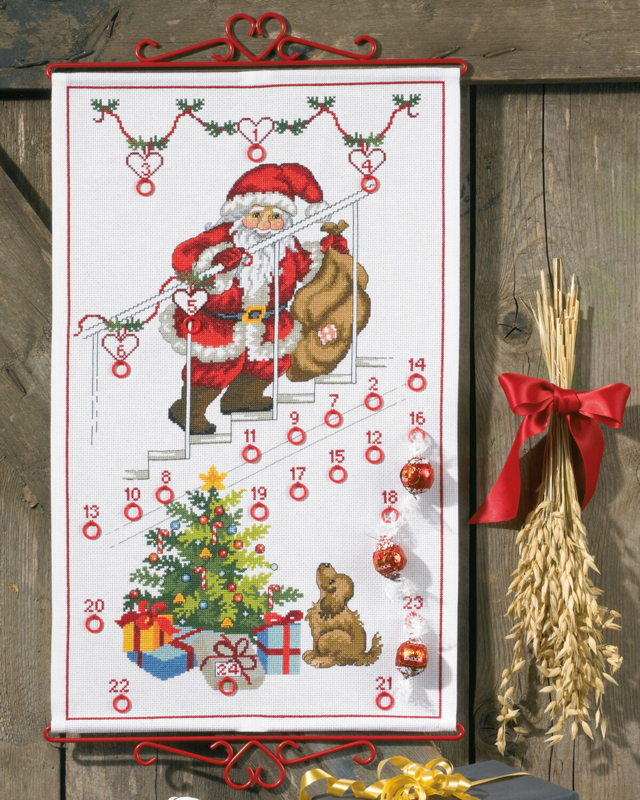 Embroidery Kit Santa Claus 5125/35 35 x 57 cm / 13.78 x 22.44 in